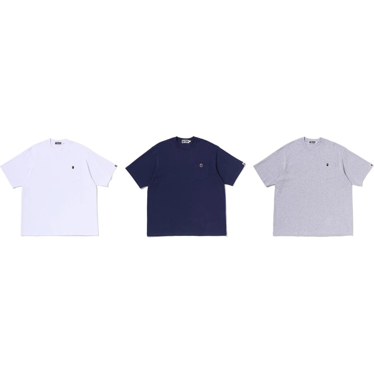BAPE ONE POINT RELAXED FIT POCKET TEE