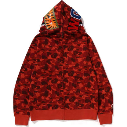 BAPE RAKUTEN CAMO SEPARATE SHARK FULL ZIP HOODIE