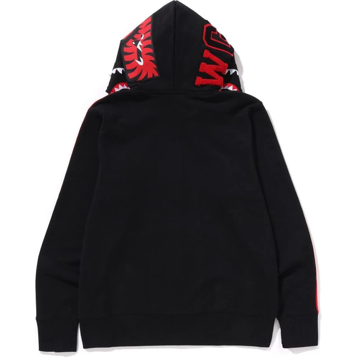 BAPE X ADIDAS -SHARK FULL ZIP HOODIE