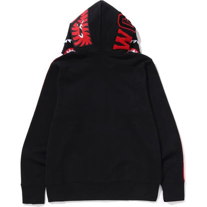 BAPE X ADIDAS -SHARK FULL ZIP HOODIE