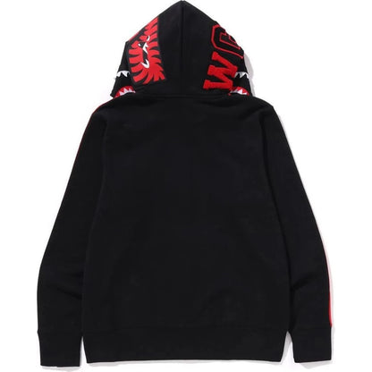 BAPE X ADIDAS -SHARK FULL ZIP HOODIE