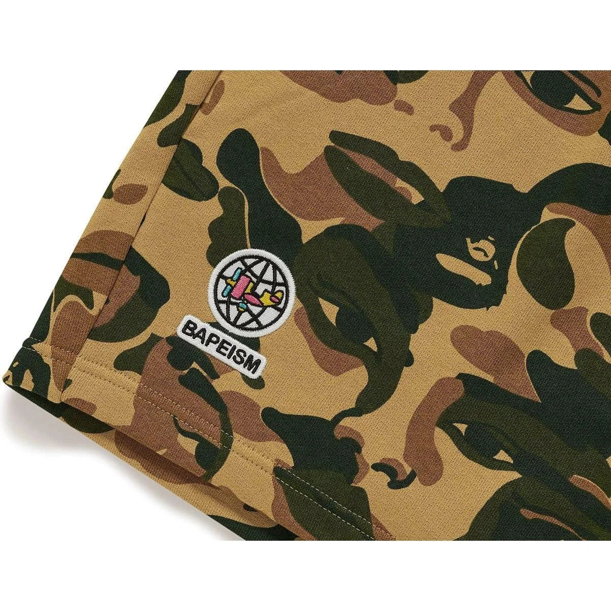 BAPE X KIDSUPER CAMO SWEAT SHORTS