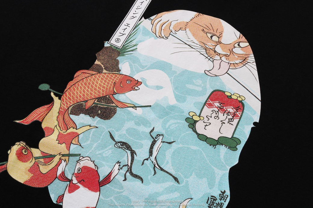 BAPE X UKIYO-E APE HEAD TEE #4