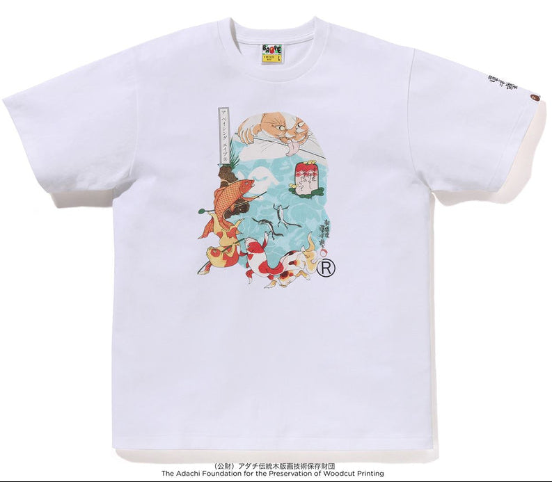 BAPE X UKIYO-E APE HEAD TEE #4