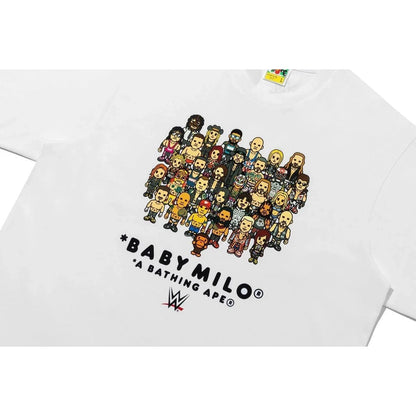 BAPE X WWE -WRESTLERS BABY MILO RELAXED FIT TEE