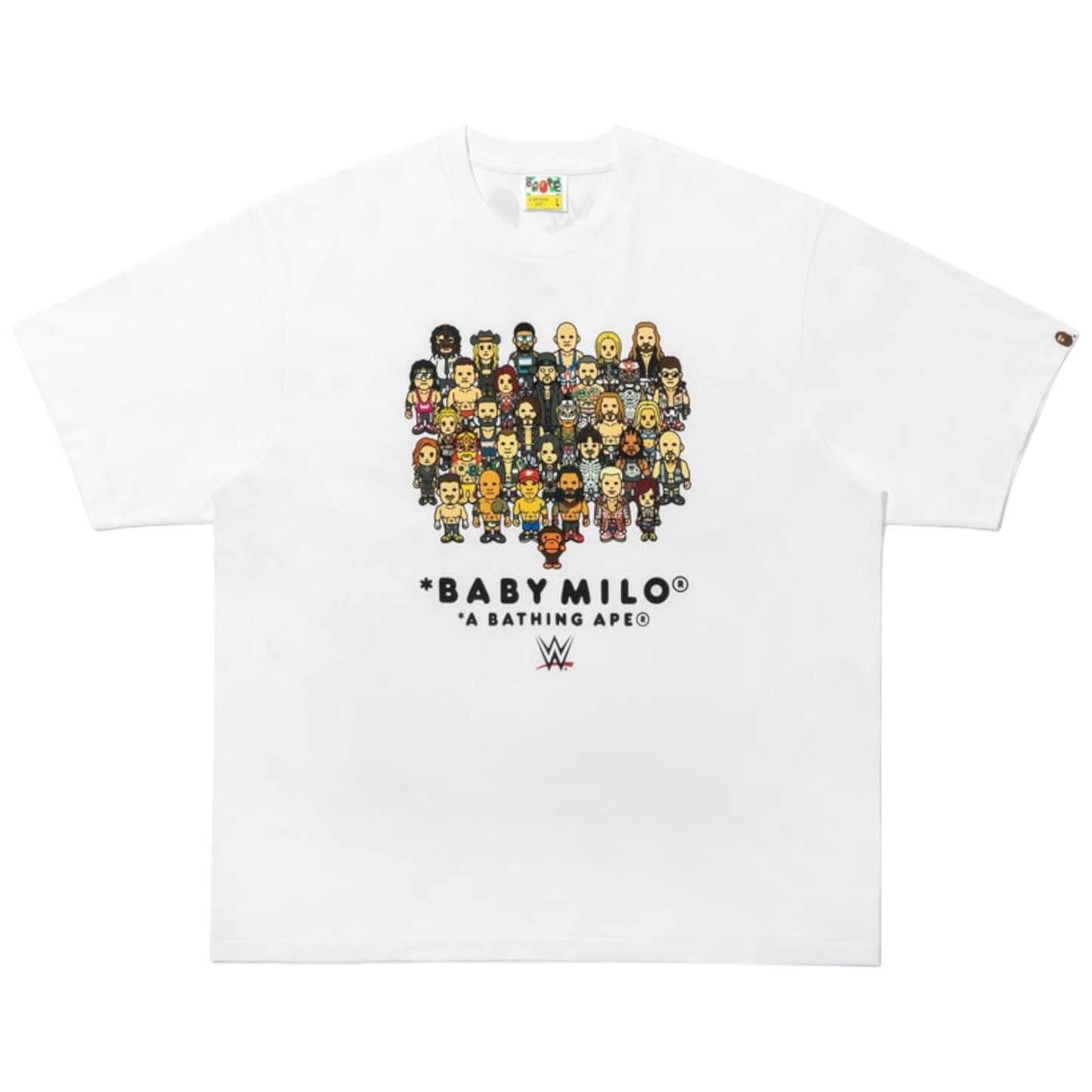 BAPE X WWE WRESTLERS BABY MILO RELAXED FIT TEE
