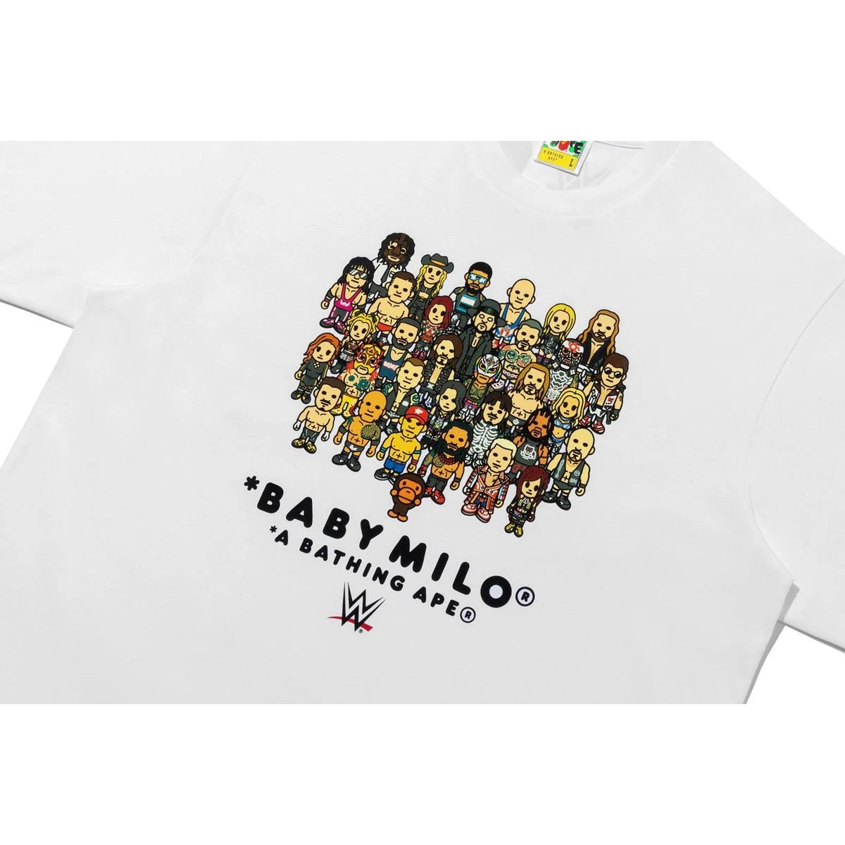 BAPE X WWE -WRESTLERS BABY MILO RELAXED FIT TEE