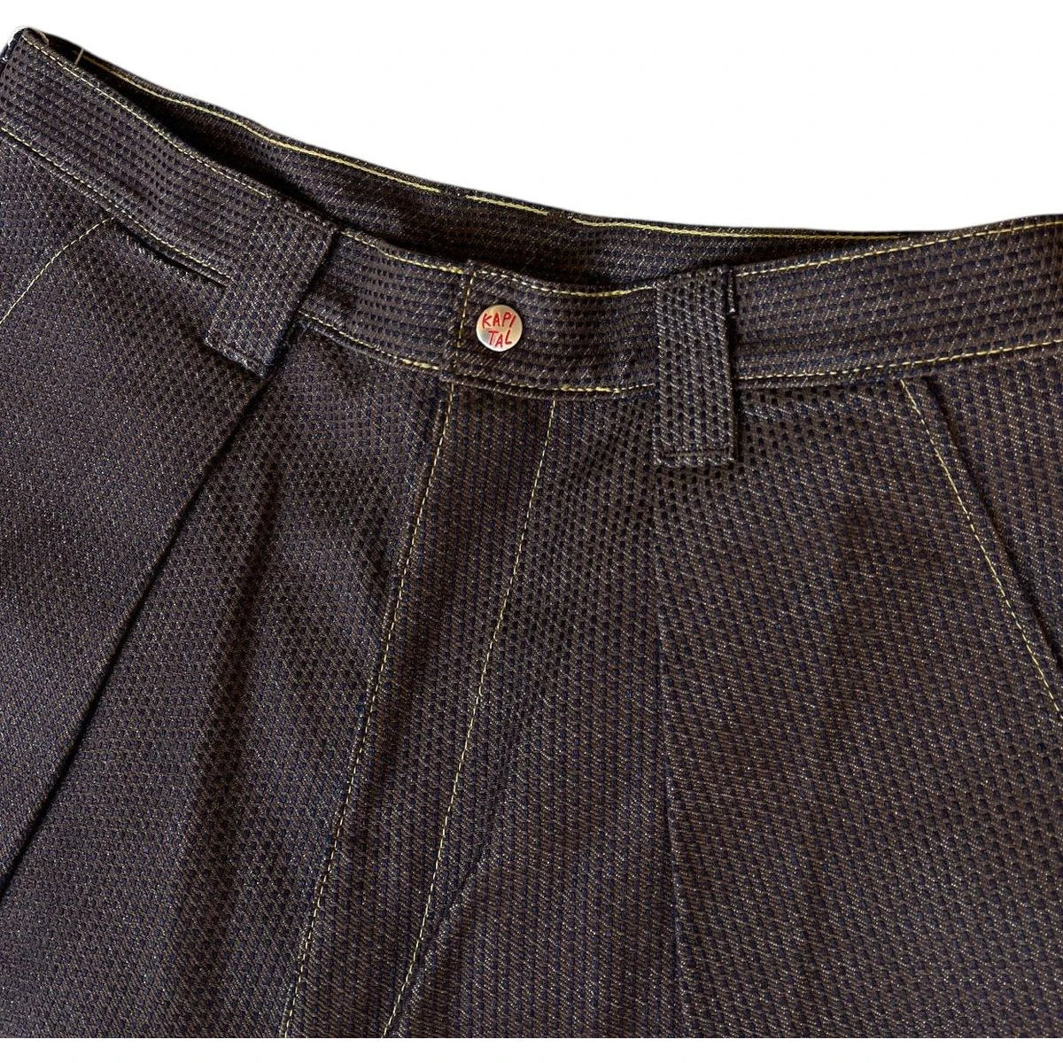 (Deep) Kapital Century Denim Kome Kome Jorts No. 5 (Kakishibu)