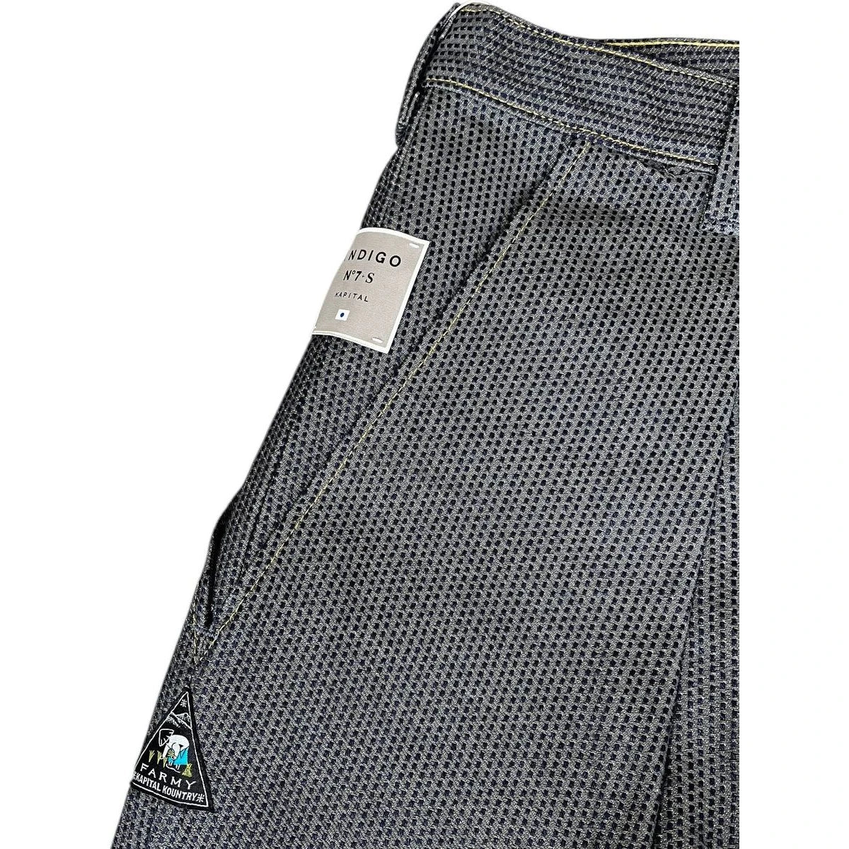 (Deep) Kapital Century Denim Kome Kome Jorts No. 7 (Sumi)