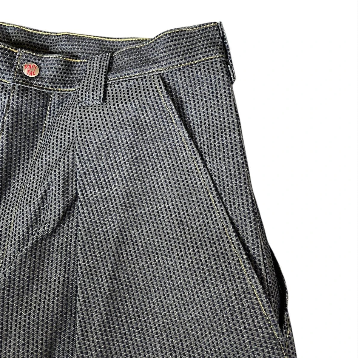 (Deep) Kapital Century Denim Kome Kome Jorts No. 7 (Sumi)