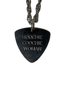 Hysteric Glamour Guitar Pick Necklace - Hoochie Coochie