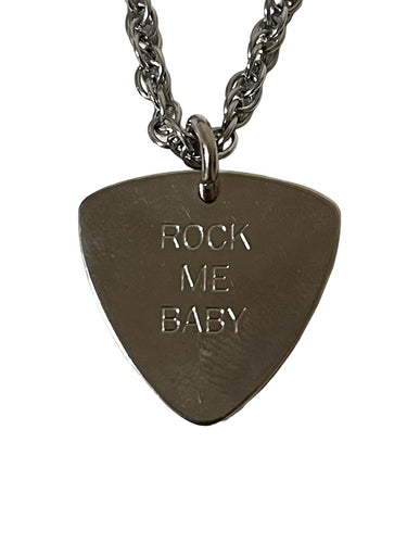 Hysteric Glamour Guitar Pick Necklace - Rock Me Baby
