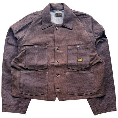 Kapital 10.2oz Century Denim No. 5+S Cropped Winday Chore Jacket (Kakishibu)