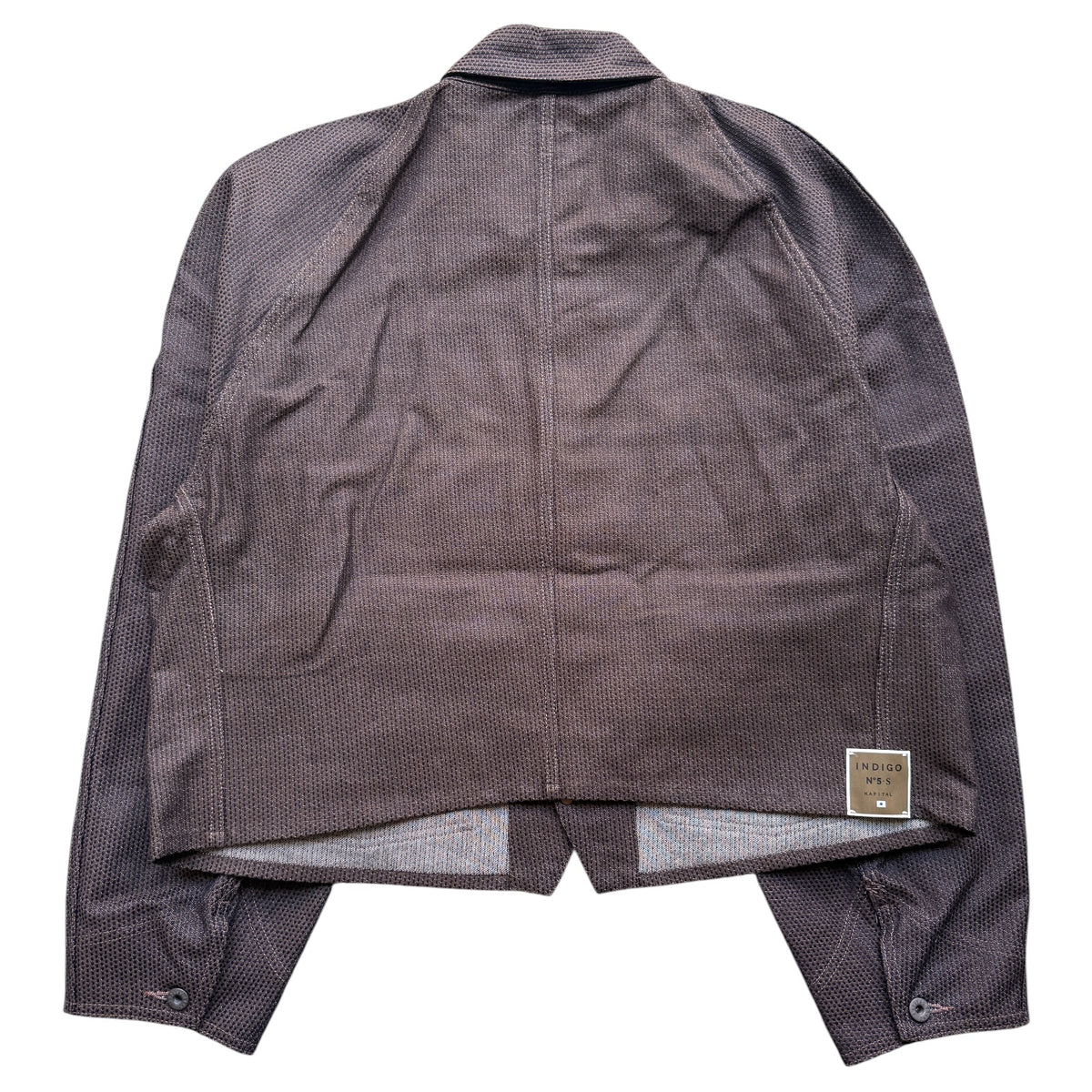 Kapital 10.2oz Century Denim No. 5+S Cropped Winday Chore Jacket (Kakishibu)