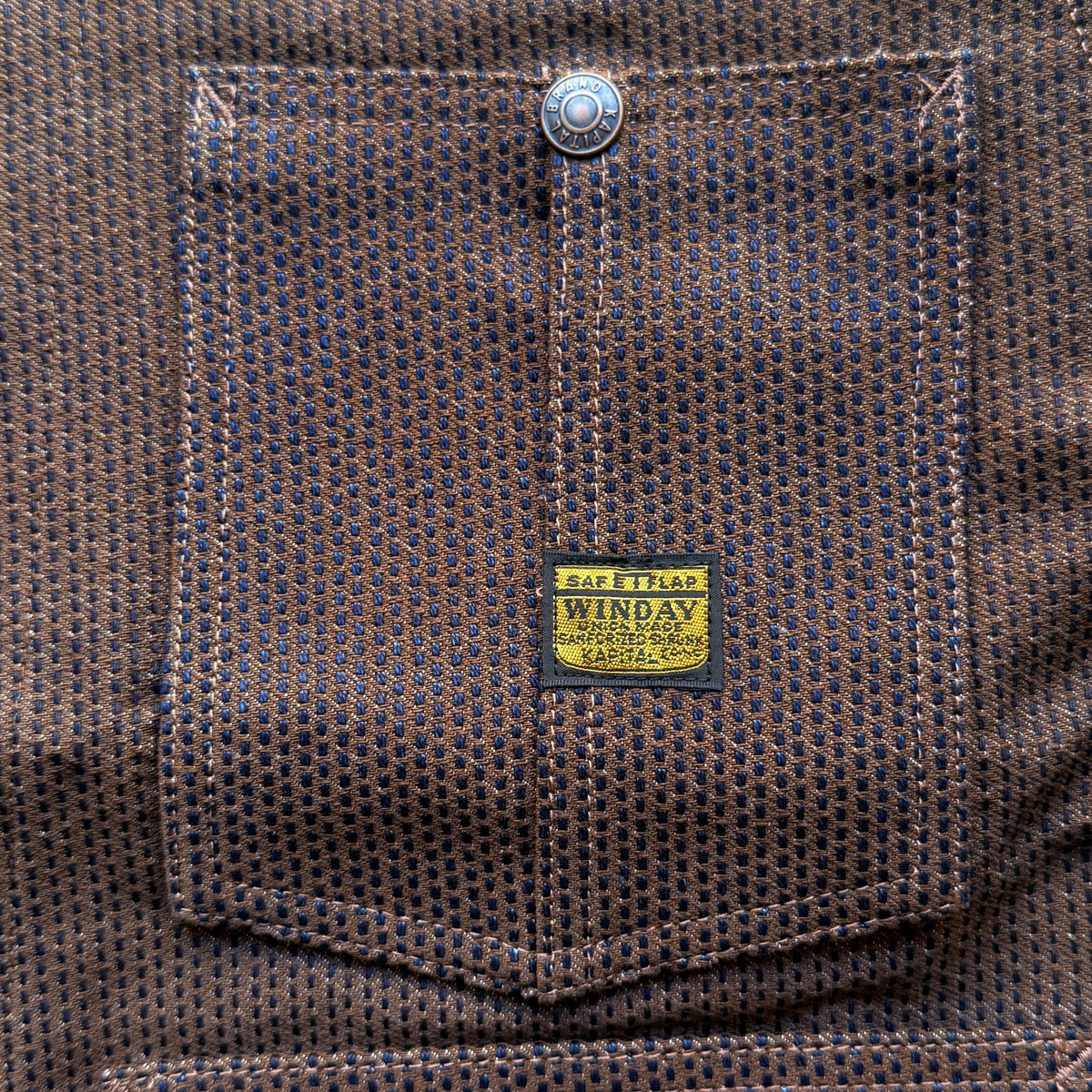Kapital 10.2oz Century Denim No. 5+S Cropped Winday Chore Jacket (Kakishibu)