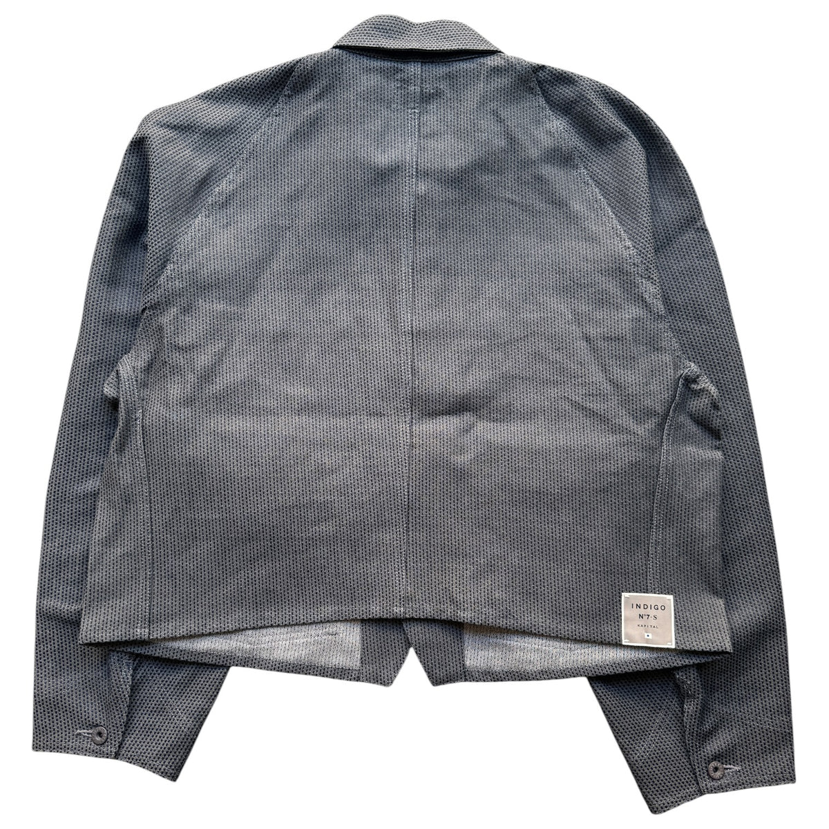 Kapital 10.2oz Century Denim No. 7+S Cropped Winday Chore Jacket (Sumi)