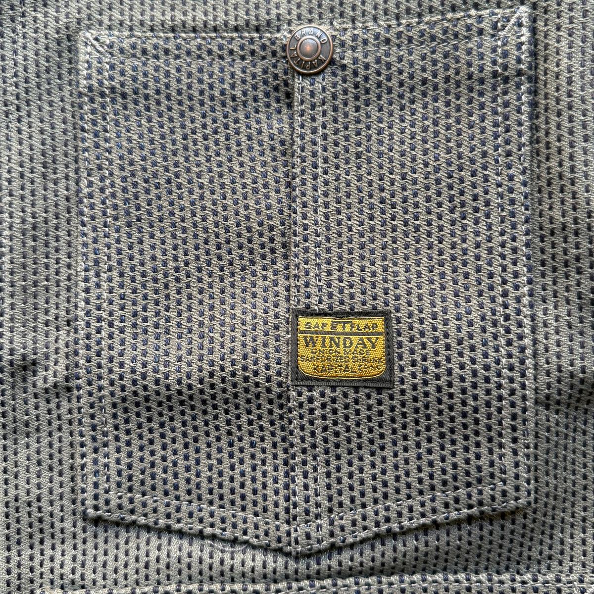 Kapital 10.2oz Century Denim No. 7+S Cropped Winday Chore Jacket (Sumi)