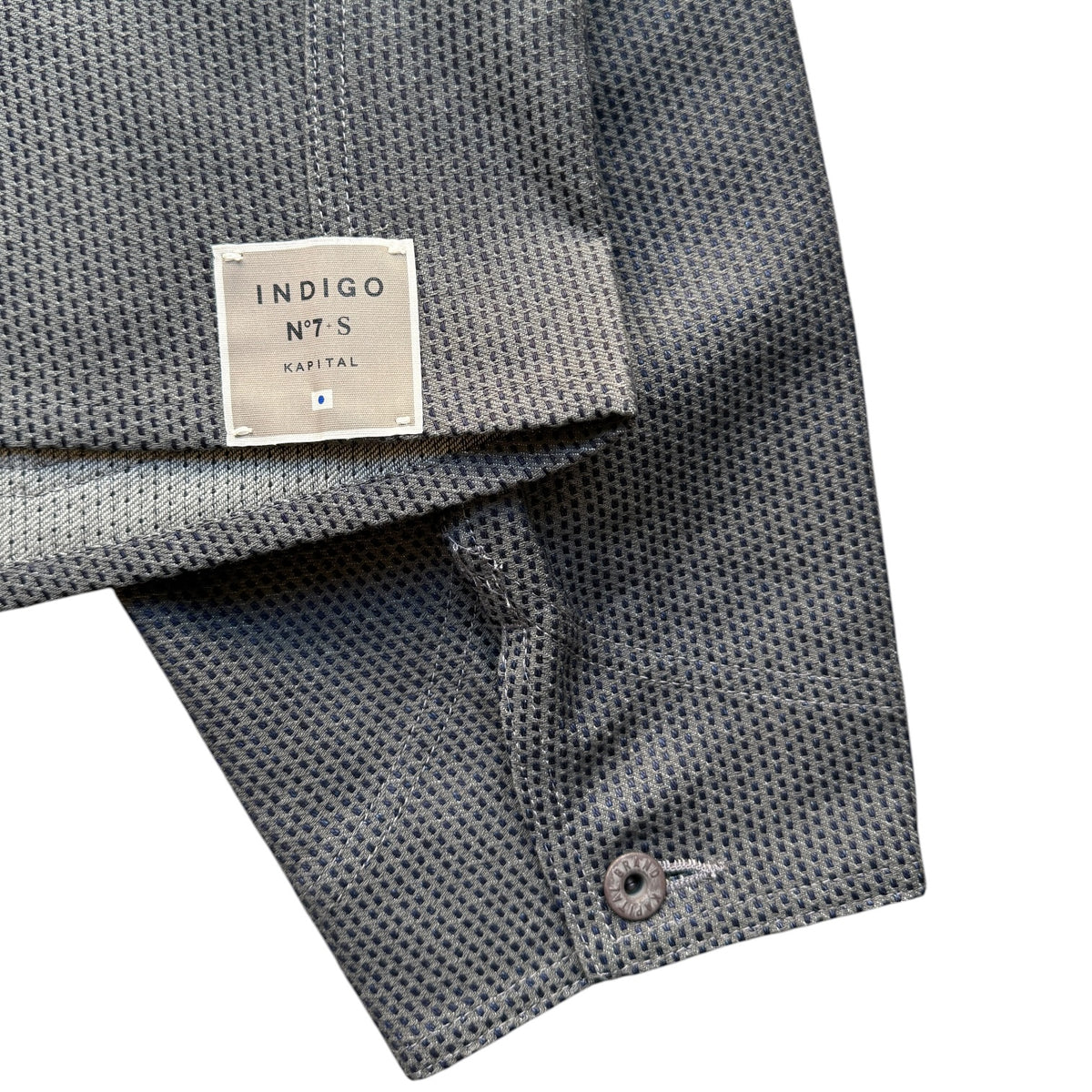 Kapital 10.2oz Century Denim No. 7+S Cropped Winday Chore Jacket (Sumi)