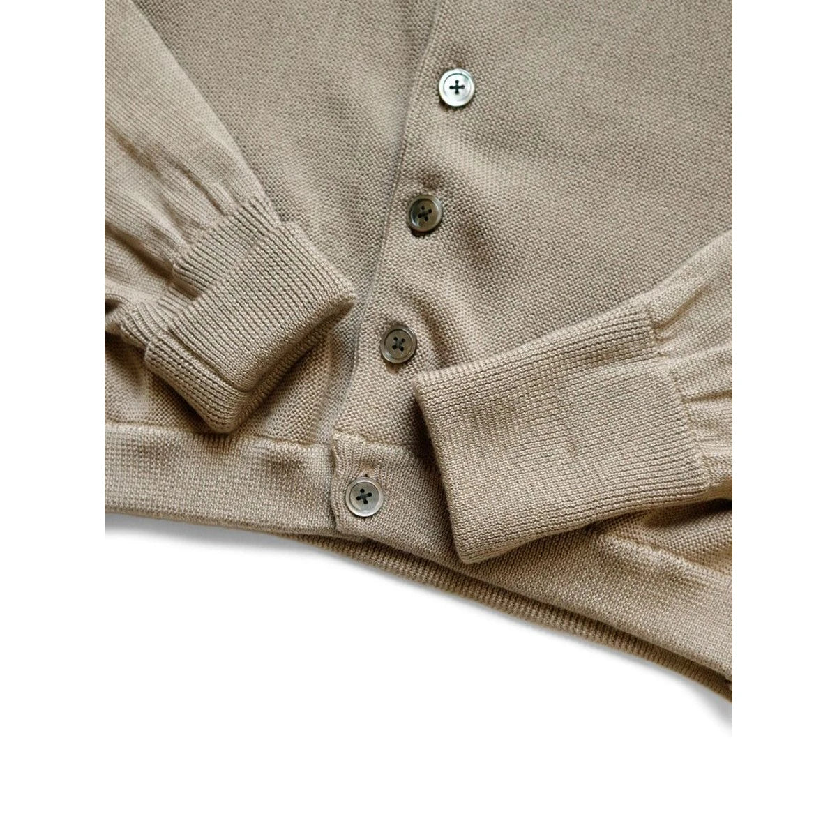 Kapital 10G Eco Knit Elbow Coneybowy Short Cardigan
