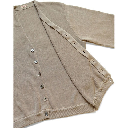 Kapital 10G Eco Knit Elbow Coneybowy Short Cardigan