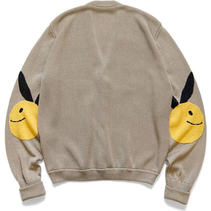 Kapital 10G Eco Knit Elbow Coneybowy Short Cardigan