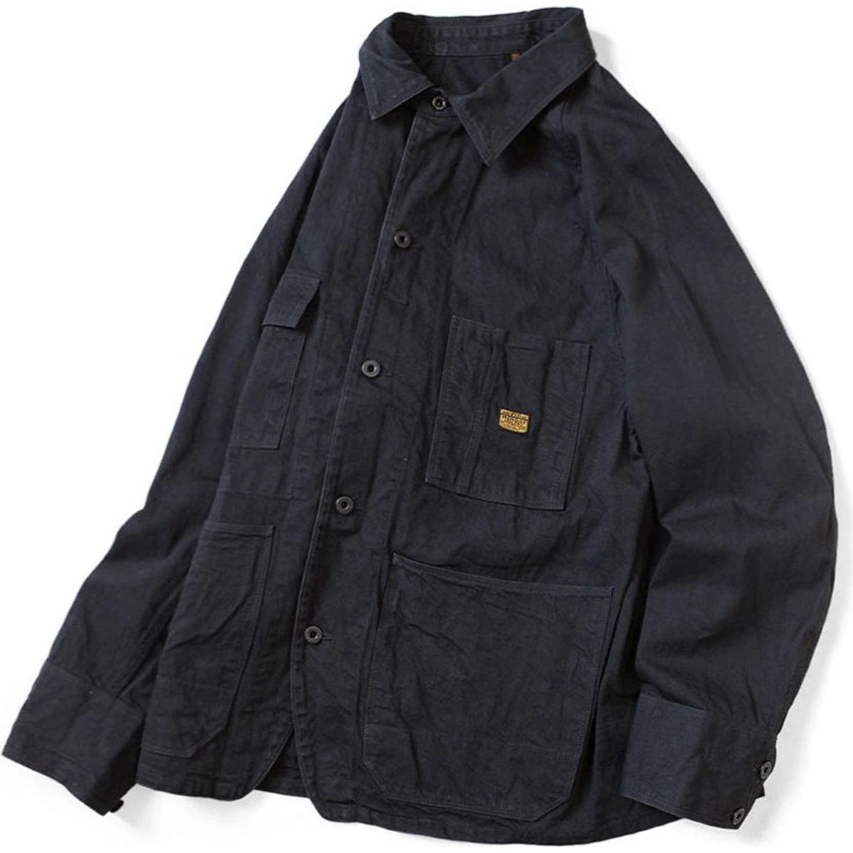 Kapital 10oz Black x Black Denim Cactus Coverall