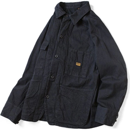 Kapital 10oz Black x Black Denim Cactus Coverall