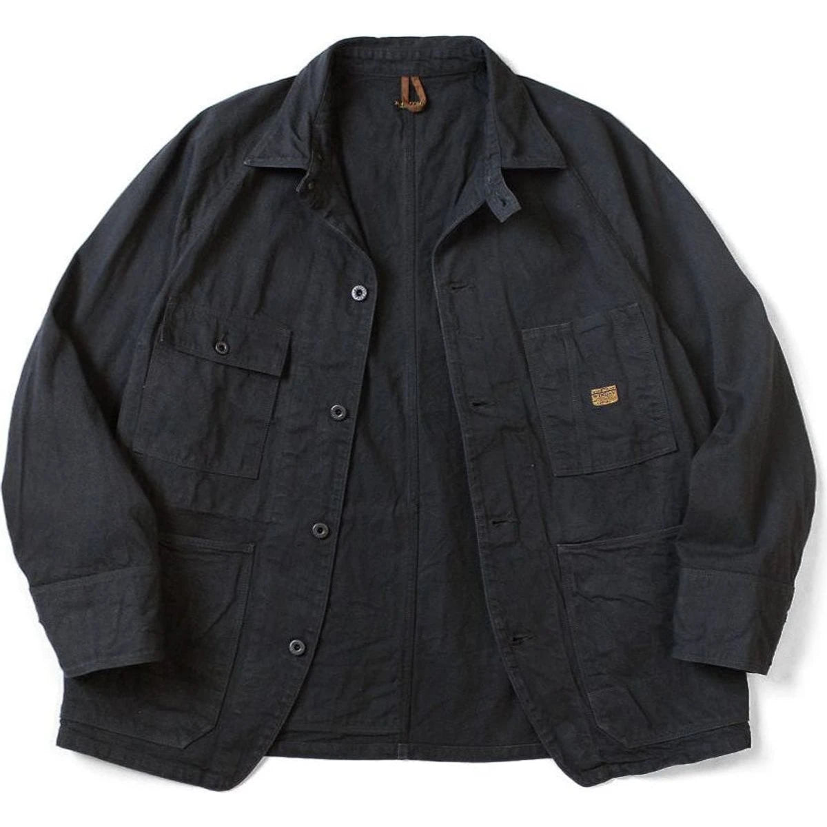 Kapital 10oz Black x Black Denim Cactus Coverall