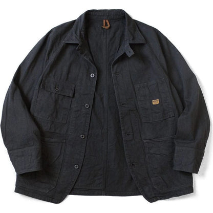 Kapital 10oz Black x Black Denim Cactus Coverall