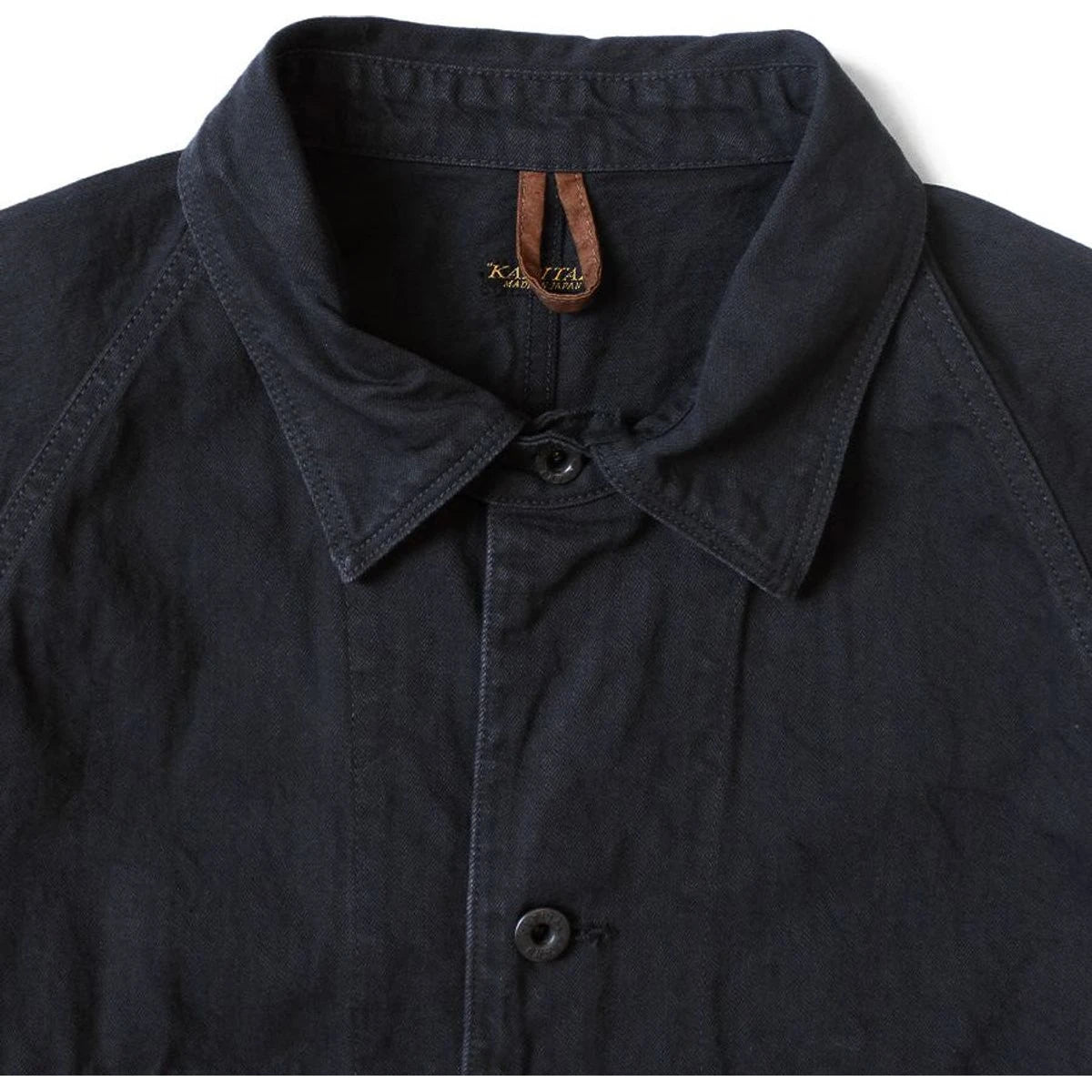 Kapital 10oz Black x Black Denim Cactus Coverall