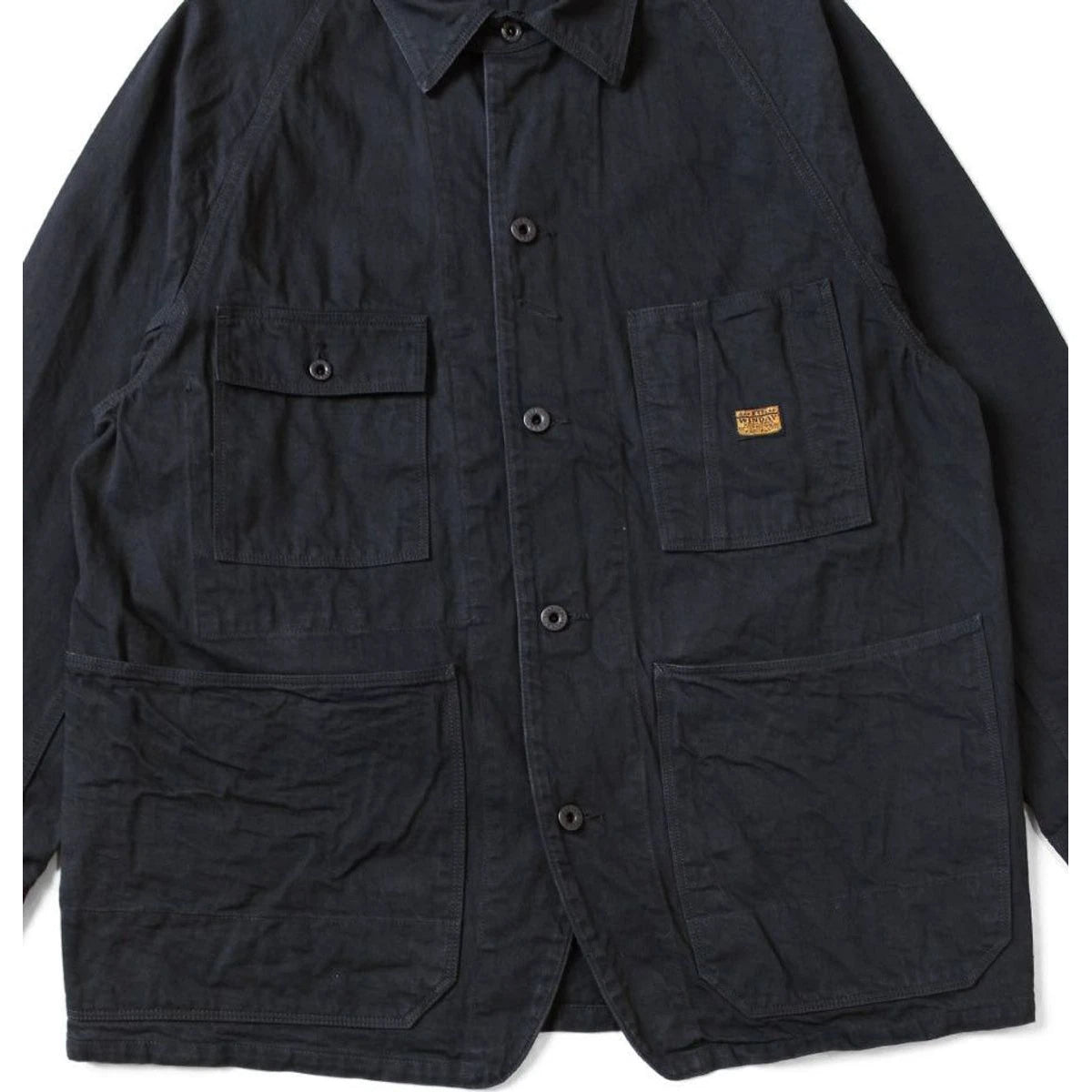 Kapital 10oz Black x Black Denim Cactus Coverall