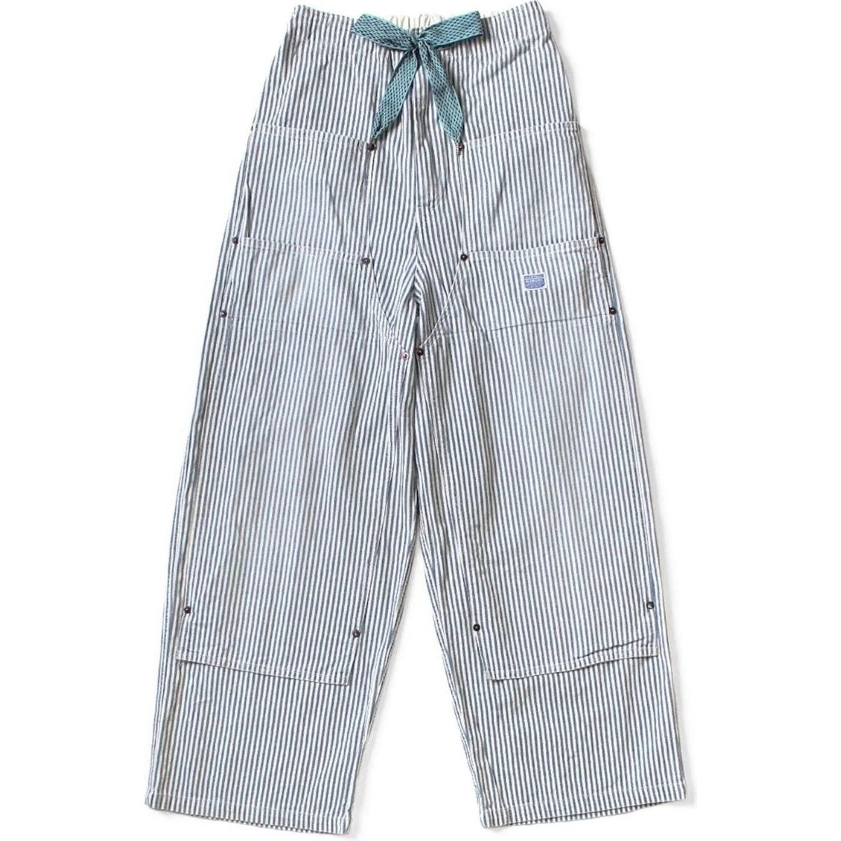 Kapital 10oz Hickory Double Knee Easy Baggy Pants