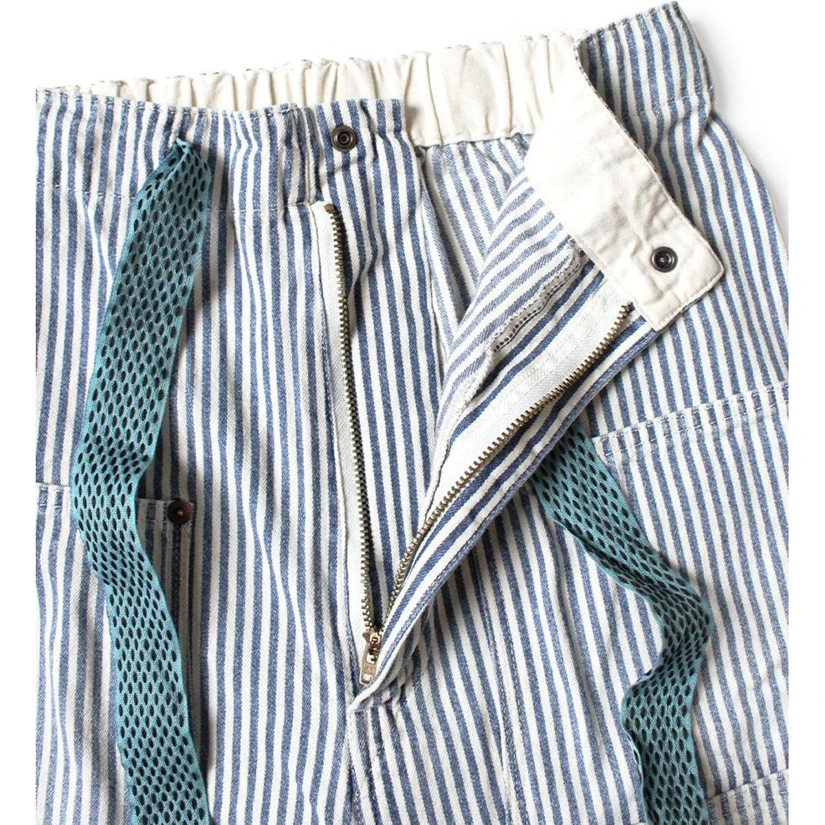 Kapital 10oz Hickory Double Knee Easy Baggy Pants