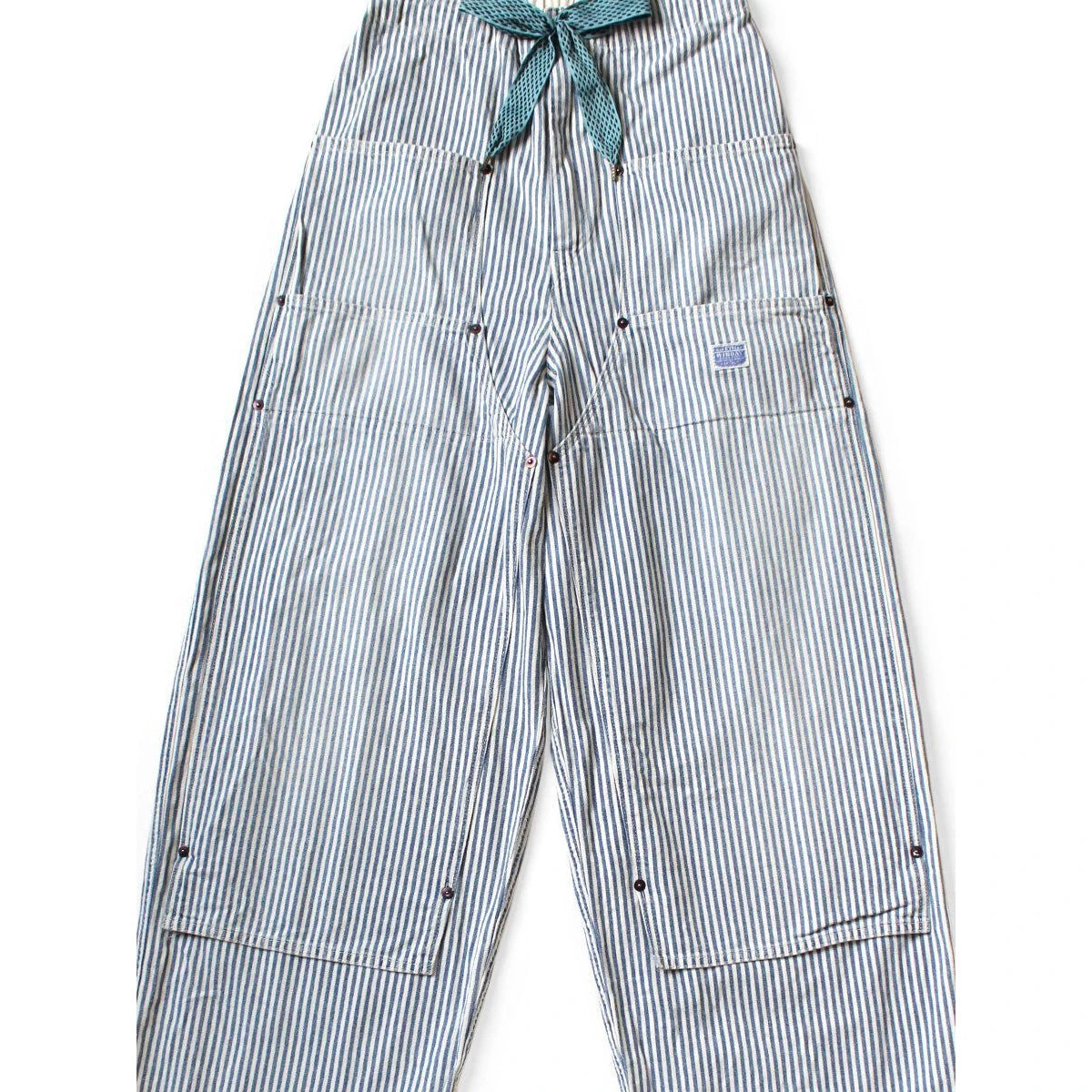 Kapital 10oz Hickory Double Knee Easy Baggy Pants