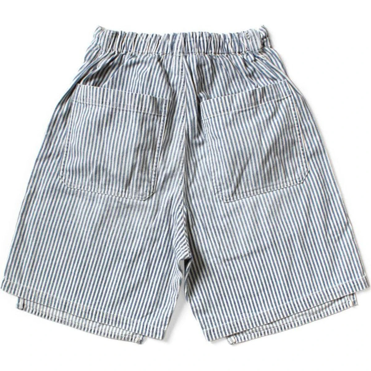 Kapital 10oz Hickory Double Knee Easy Shorts