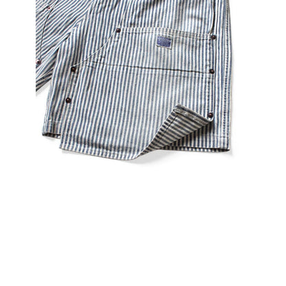Kapital 10oz Hickory Double Knee Easy Shorts