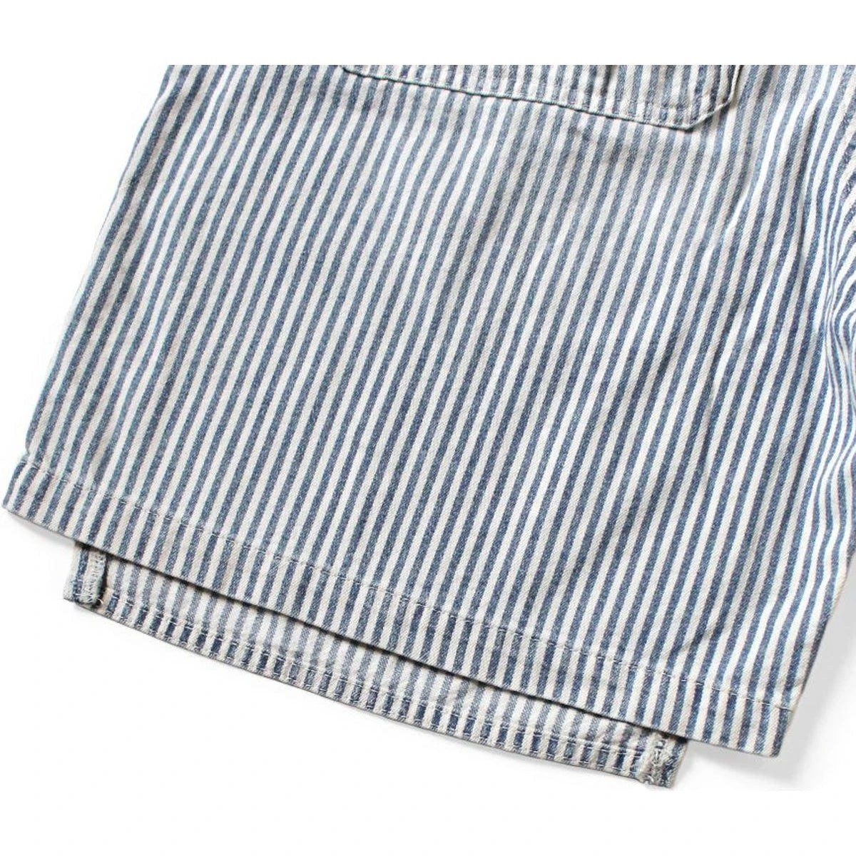Kapital 10oz Hickory Double Knee Easy Shorts