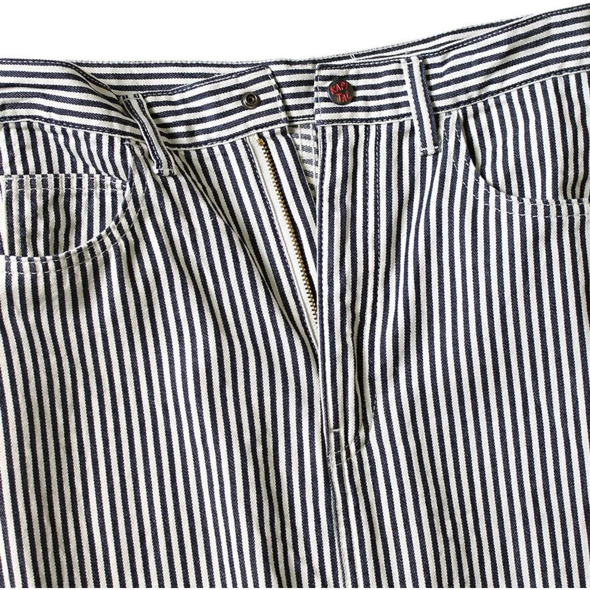 Kapital 10oz Hickory High Waist Maxi Skirt