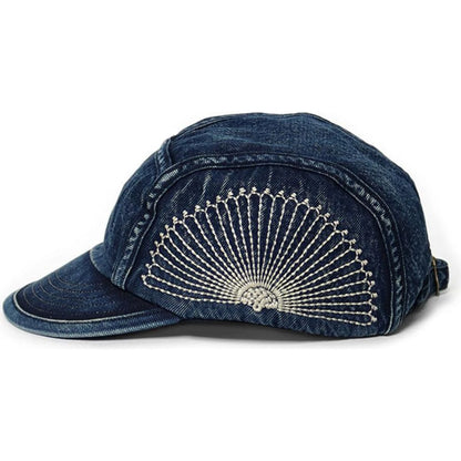 Kapital 10oz IDG × IDG Denim Camp Cap (Furoshiki Embroidery)