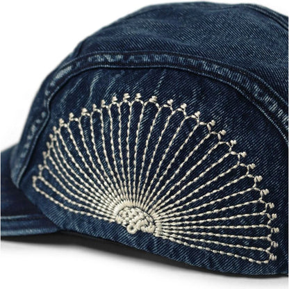 Kapital 10oz IDG × IDG Denim Camp Cap (Furoshiki Embroidery)