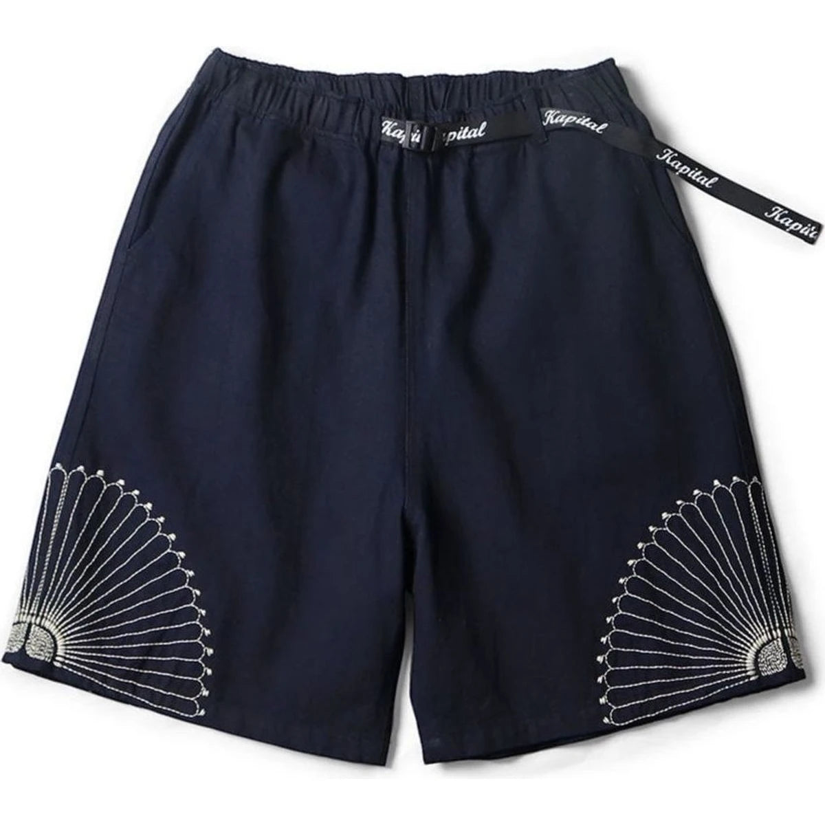 Kapital 10oz IDG×IDG Denim Easy Shorts (Furoshiki Embroidery)