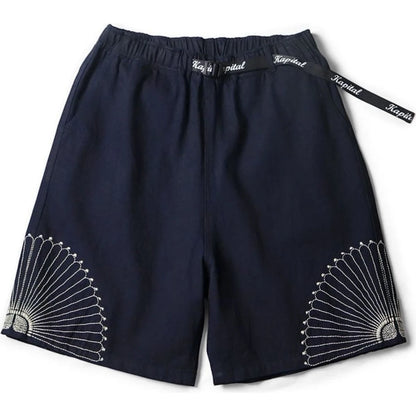 Kapital 10oz IDG×IDG Denim Easy Shorts (Furoshiki Embroidery)
