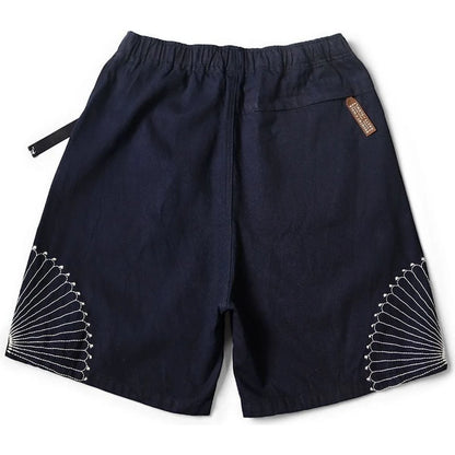 Kapital 10oz IDG×IDG Denim Easy Shorts (Furoshiki Embroidery)