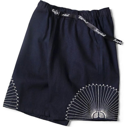 Kapital 10oz IDG×IDG Denim Easy Shorts (Furoshiki Embroidery)