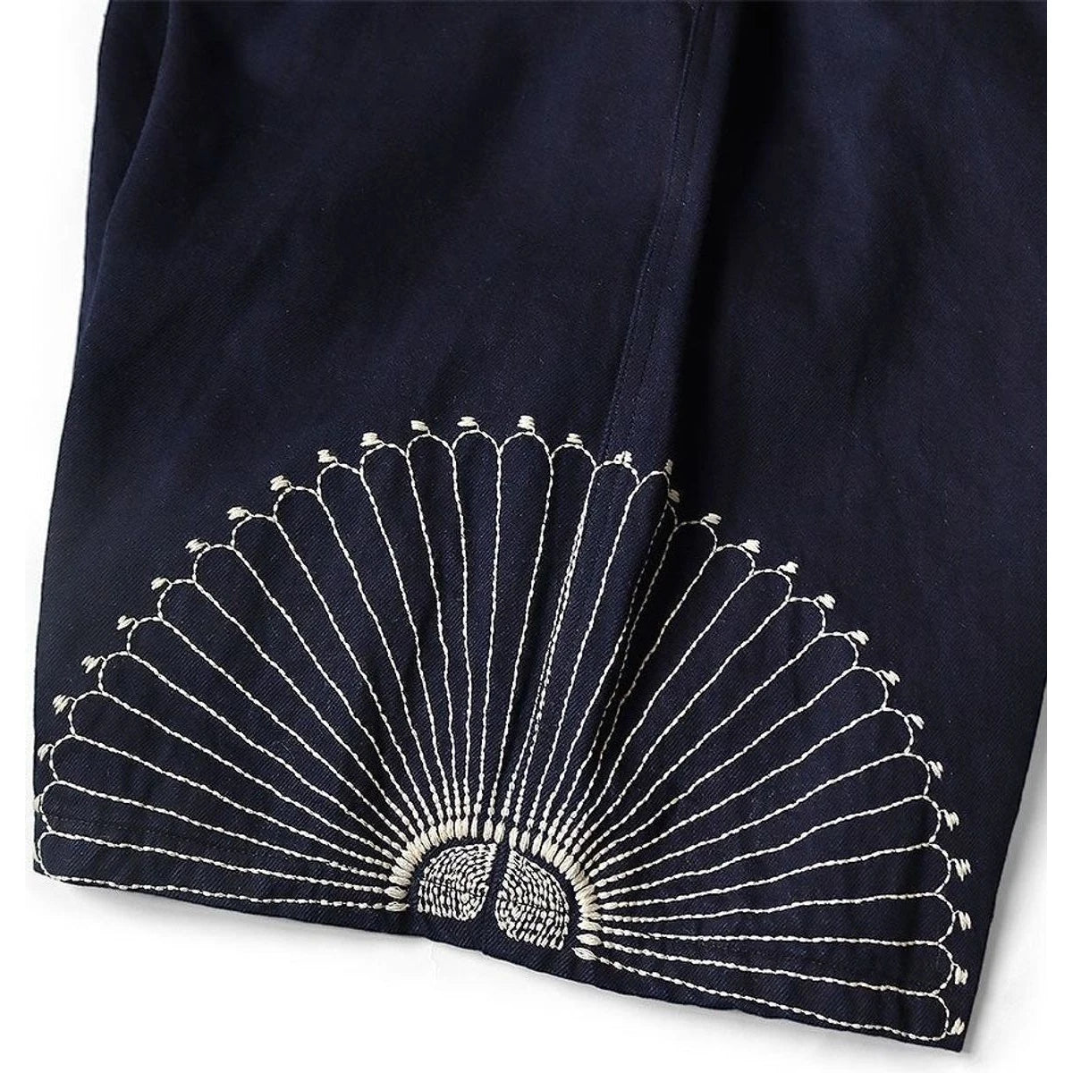 Kapital 10oz IDG×IDG Denim Easy Shorts (Furoshiki Embroidery)