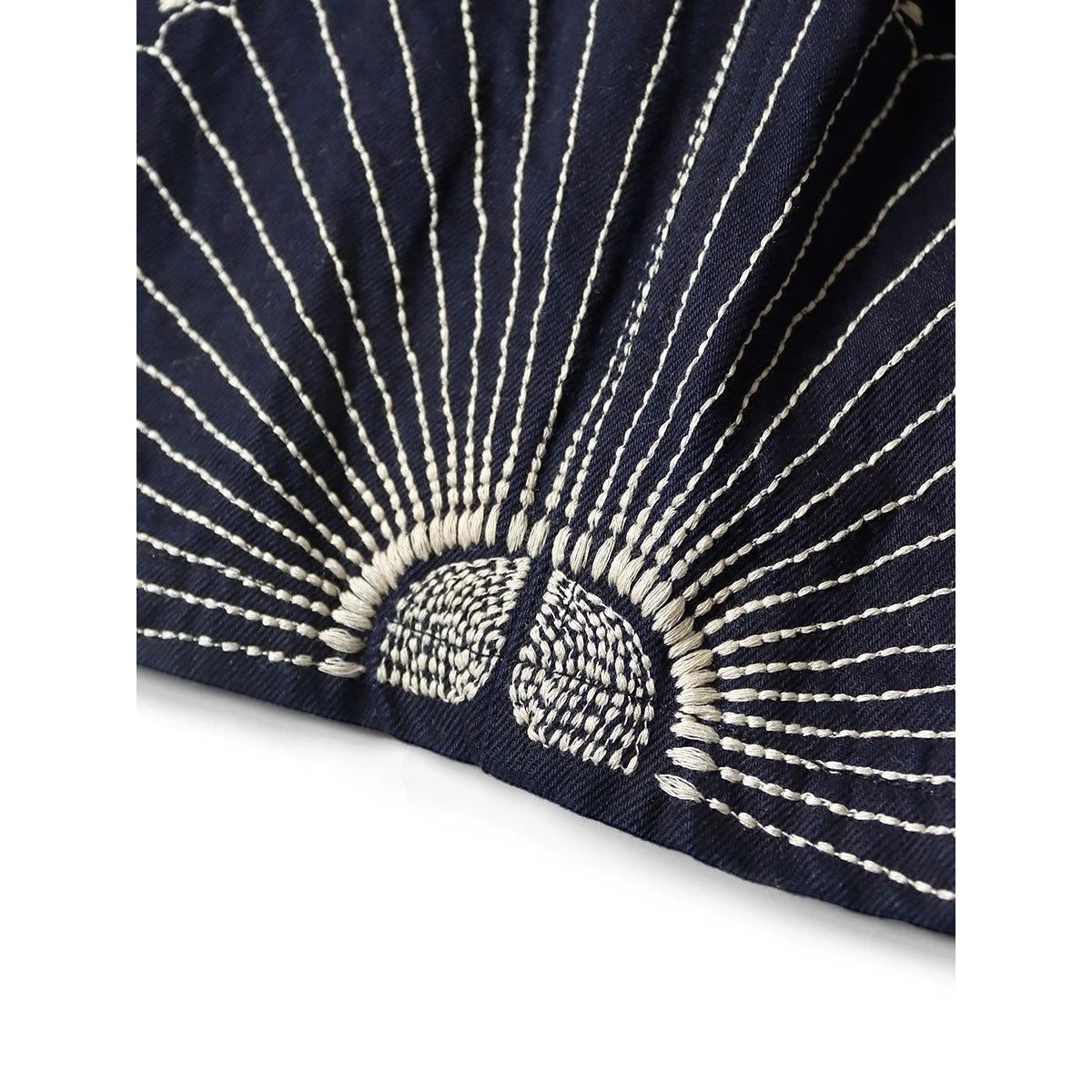 Kapital 10oz IDG×IDG Denim Easy Shorts (Furoshiki Embroidery)