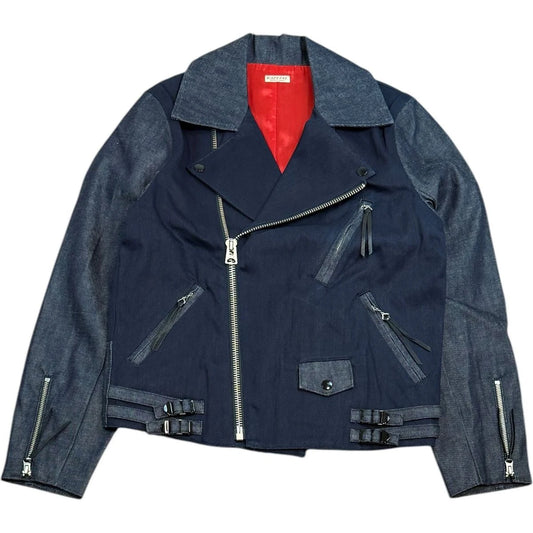 Kapital 10oz IDG x IDG Denim Indigo Dyed 2Tone Double Riders Jacket