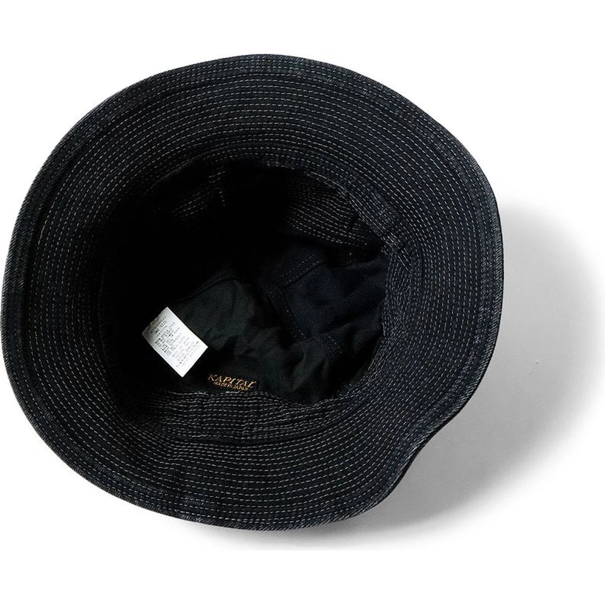 Kapital 11.5oz Black×Black Denim "The Old Man And The Sea" Hat