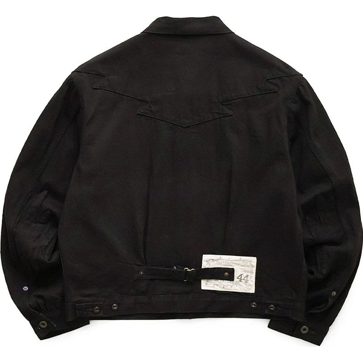Kapital 11.5oz Black x Black Denim Thunderbird Jacket