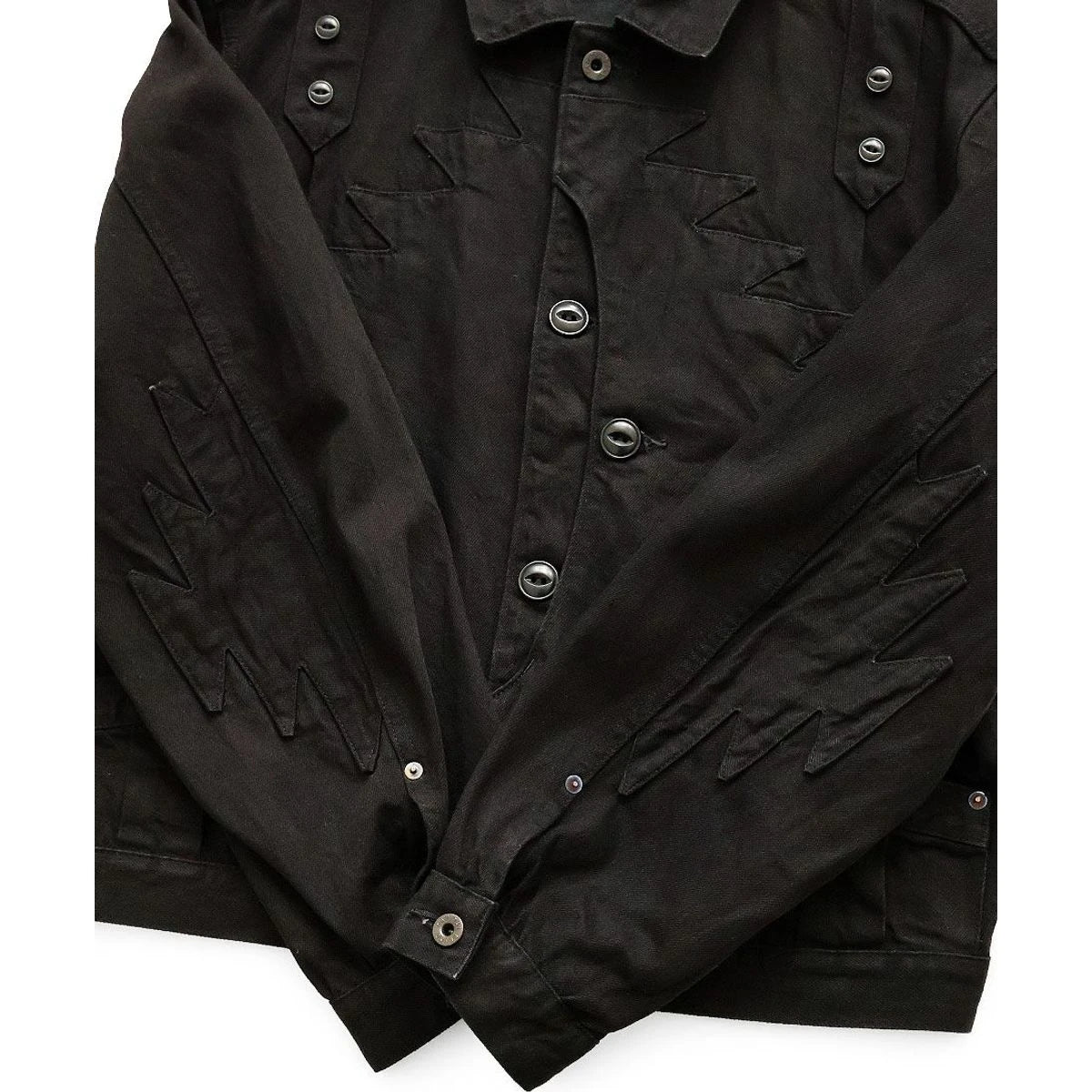 Kapital 11.5oz Black x Black Denim Thunderbird Jacket